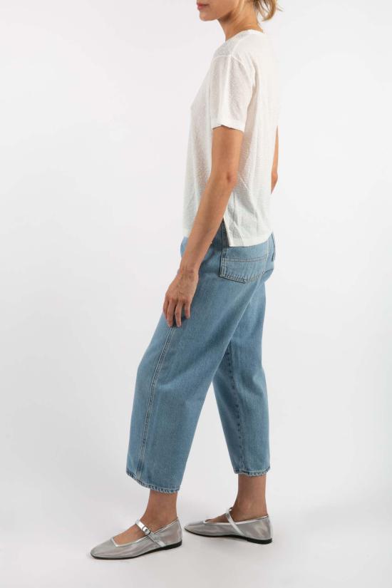  레이첼 코미 반팔 티셔츠 크리스 탑 아이보리 - RACHEL COMEY