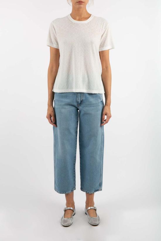  레이첼 코미 반팔 티셔츠 크리스 탑 아이보리 - RACHEL COMEY