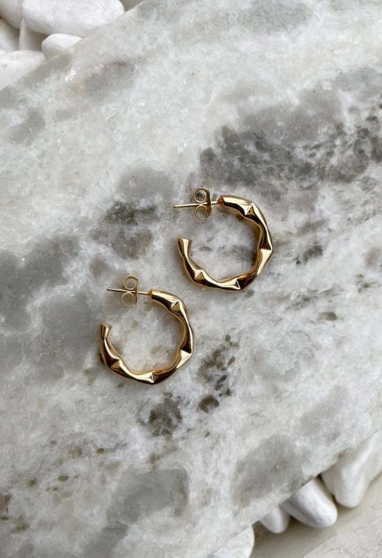  SS 이어링 Ss 핀치드 후프 - OTHER BRANDS