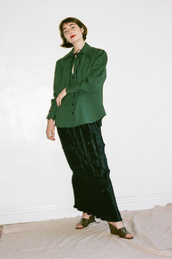  Renaissance 롱 스커트 르네상스 저스틴 스커트 블랙