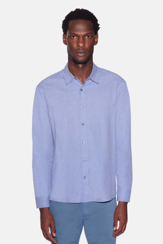  Blue&Cream 긴팔 셔츠 블루&크림 스크라이브너 플란넬  블루