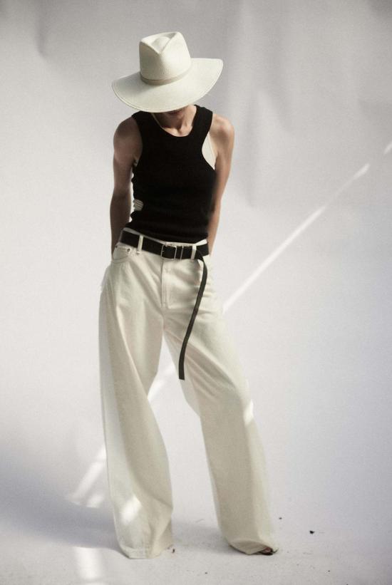  자네사레온 버킷햇 Janessa Leone 발렌타인 햇 블리치 - JANESSA LEONE