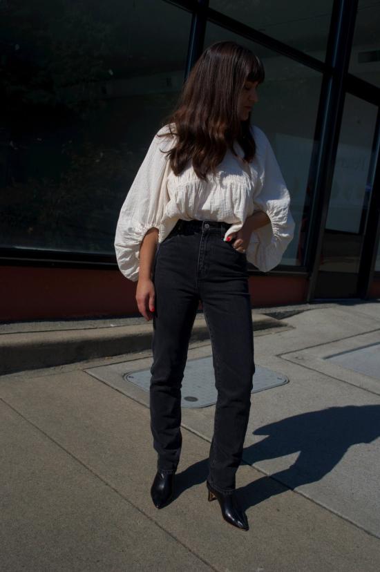  롤라스 데님 팬츠 오리지널 스트레이트 진 제트 블랙 - ROLLAS