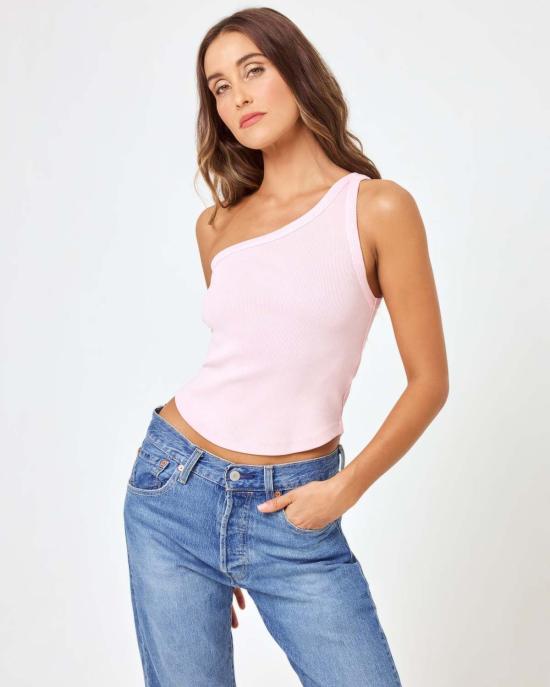  엘스페이스 민소매 티셔츠 L스페이스 카일리 탱크 페탈