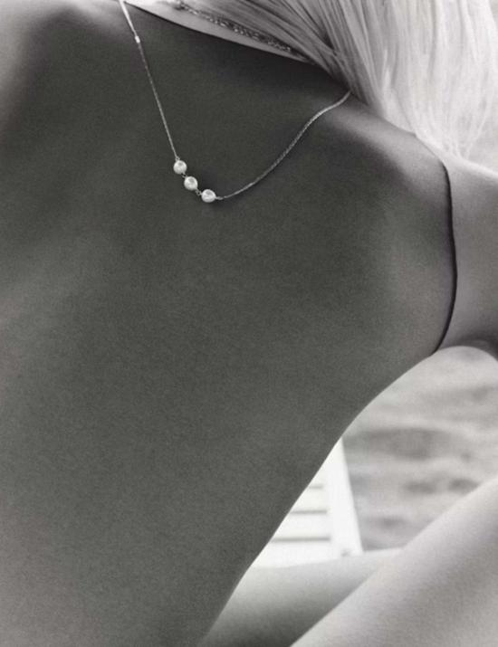  마리아 블랙 목걸이/팬던트 테소로 네크리스 실버