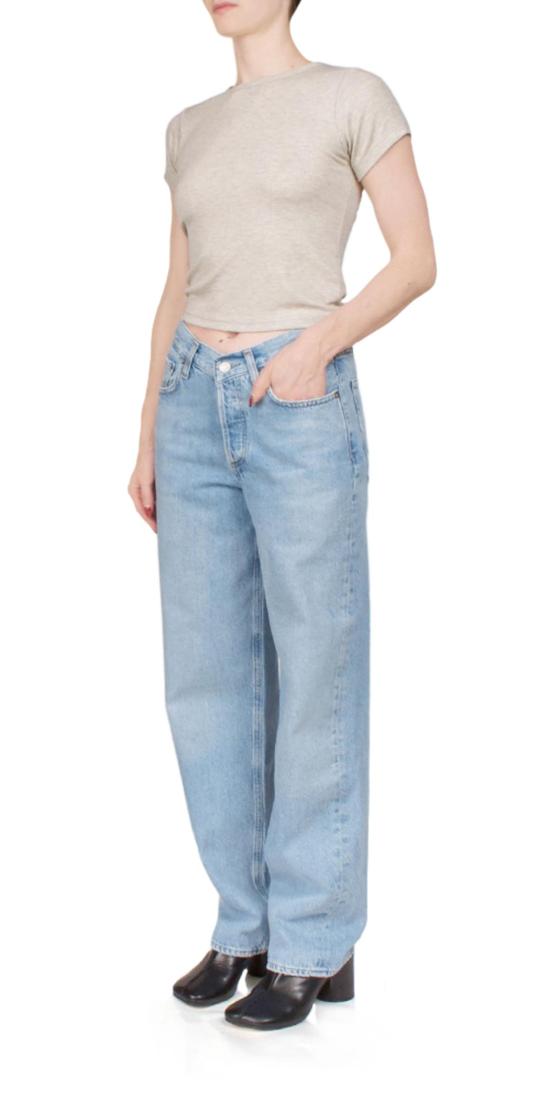  에이골디 데님 팬츠 아골드 V웨이스트 배기진 프리베일 - AGOLDE