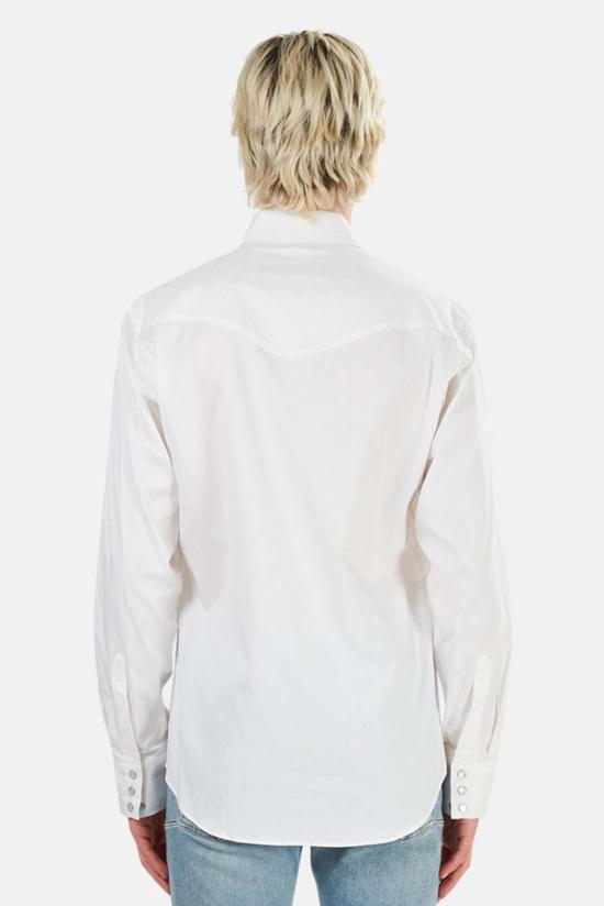  Lucien Pellat-Finet 긴팔 셔츠 루시엔 펠라트 피네 스컬 웨스턴  화이트 - LUCIEN PELLAT-FINET