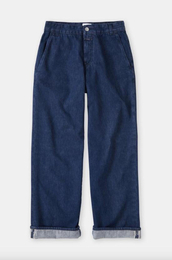  클로즈드 데님 팬츠 주르디 릴렉스 스타일 진 다크 블루 - CLOSED