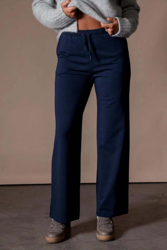  애너님 스트레이트 팬츠 익명 펄 스웨트 팬츠 마린