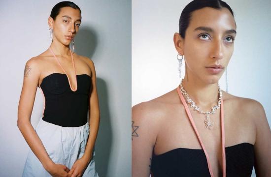  패리스 조지아 민소매 티셔츠 파리 조지아 나시아 싱글렛 블랙 - PARIS GEORGIA