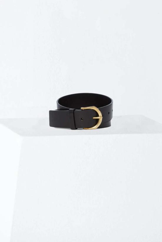  자네사레온 레귤러 벨트 Janessa Leone Cato  블랙 - JANESSA LEONE