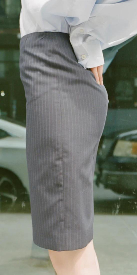  마리암 나시르 자데 숏 스커트 덴시티 스커트 로얄 블루 - MARYAM NASSIR ZADEH