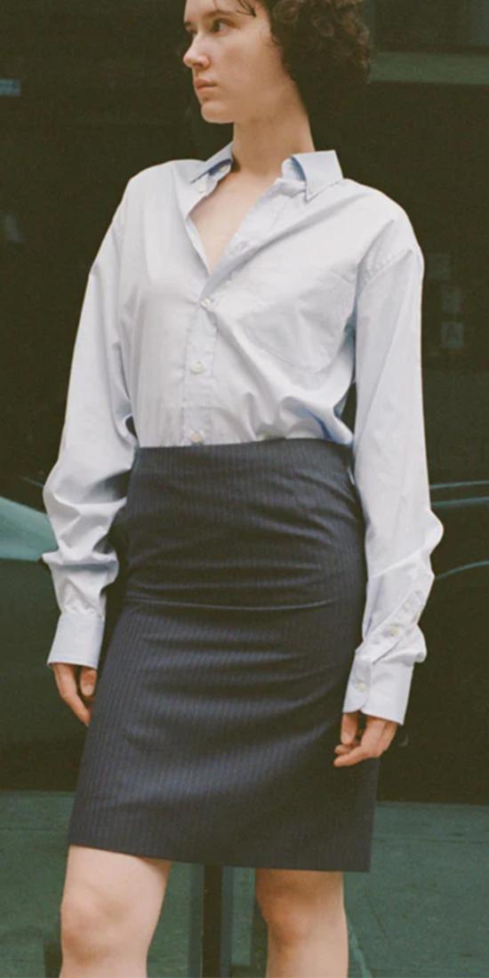  마리암 나시르 자데 숏 스커트 덴시티 스커트 로얄 블루 - MARYAM NASSIR ZADEH