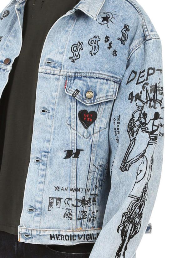  알13 데님 자켓 R13 재활용 데님 트러커 재킷 인디고 - R13