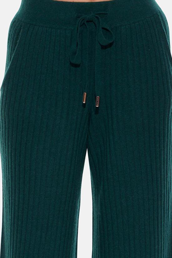  더 타일 클럽 스트레이트 팬츠 타일 클럽 소피 와이드 레그 팬츠 딥 포레스트 - THE TILE CLUB