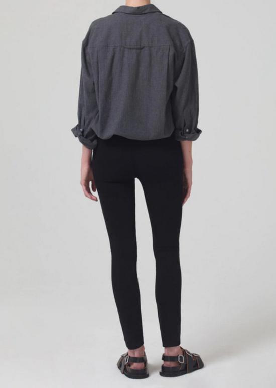  COH 스트레이트 팬츠 코 알렉산드라 Hr 레깅스 플러시 블랙 - OTHER BRANDS