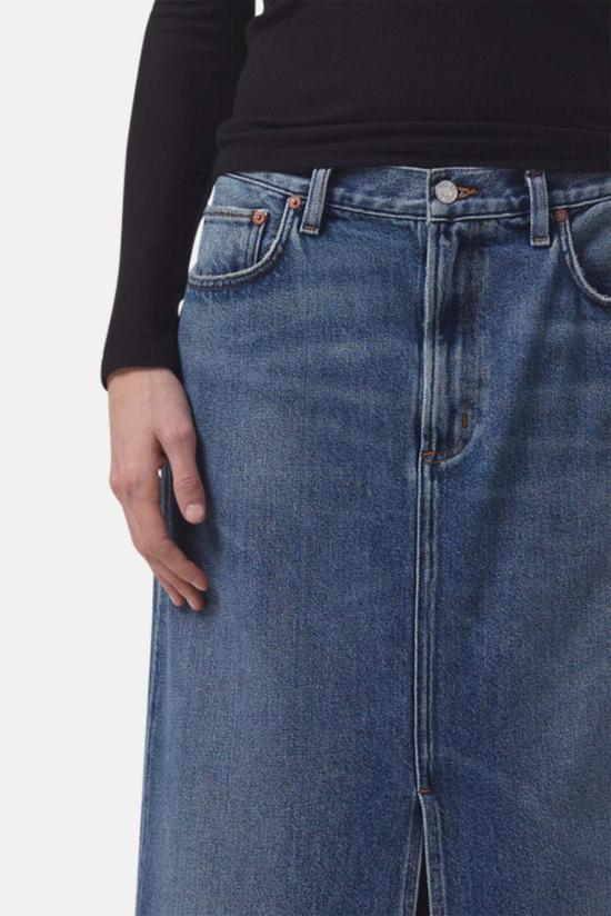  에이골디 데님 원피스 아골드 레이프 스커트 스윙 - AGOLDE