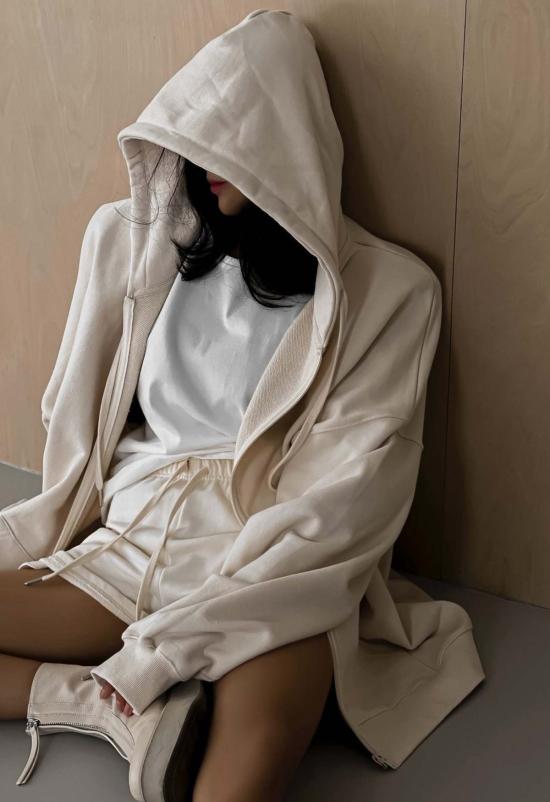  더 엔케이씨 스토어 스웨터 Nkc 크리스티 후디 크림
