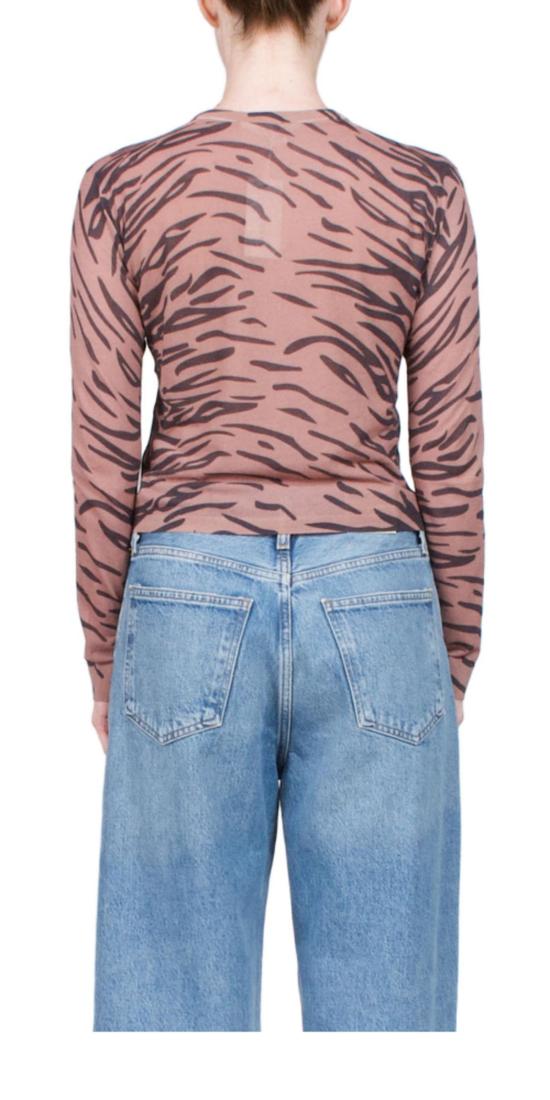  6397 가디건 크루 카디건 타이거 - 6397