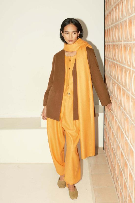  다두라 머플러/스카프 다투라 보일드 울 XL 스카프  탠저린