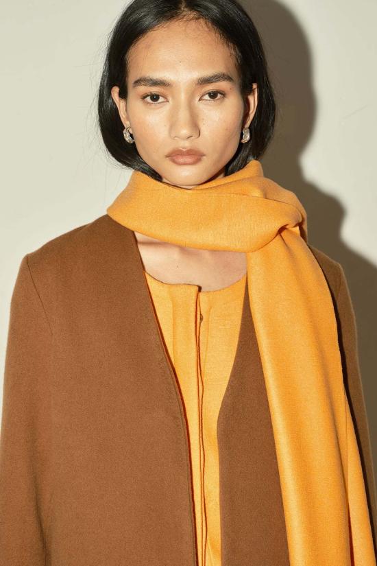  다두라 머플러/스카프 다투라 보일드 울 XL 스카프  탠저린 - DATURA