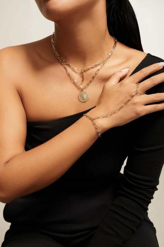  EKLEXIC 목걸이/팬던트 에클렉식 길쭉한 링크 체인 목걸이 - OTHER BRANDS