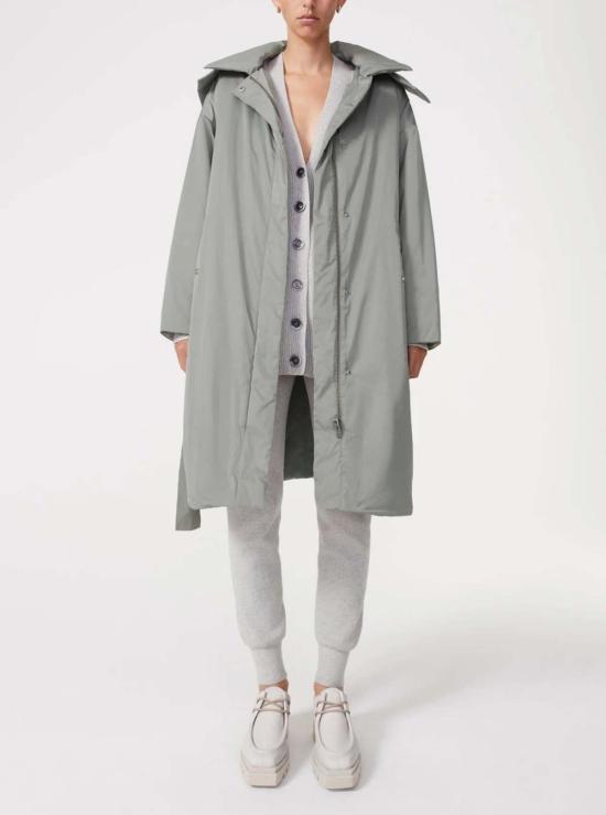  로데브예 패딩 Rodebjer Rebecca 방수 파카 세이지 그린