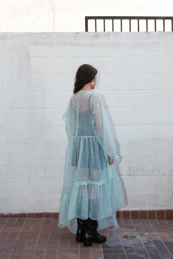  케이코 롱 원피스 Kk Co Nine Twenty Seven 드레스 워프드 모스 - KKCO