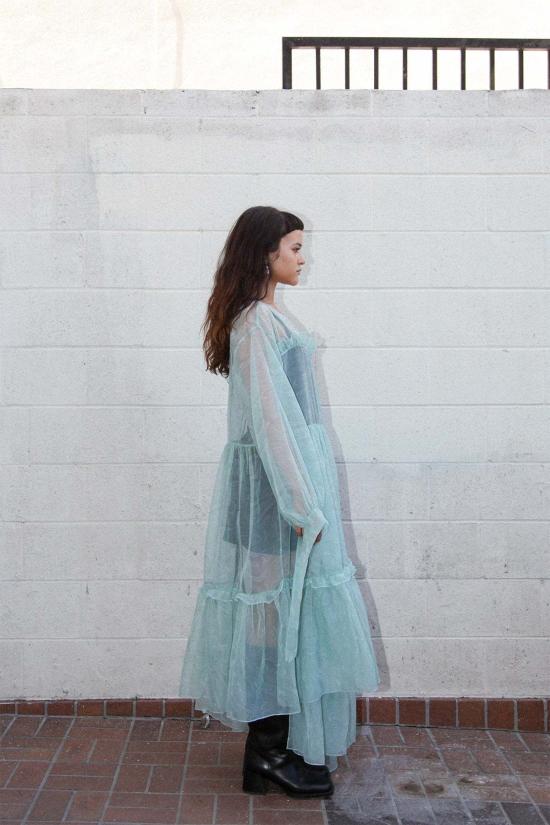  케이코 롱 원피스 Kk Co Nine Twenty Seven 드레스 워프드 모스 - KKCO