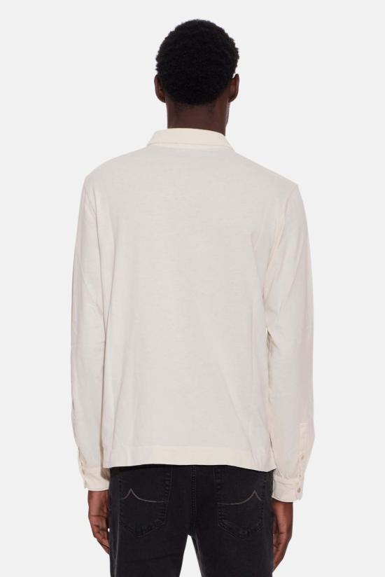  볼리올리 폴로 티셔츠 Boglioli 긴팔 폴로 바닐라 - BOGLIOLI