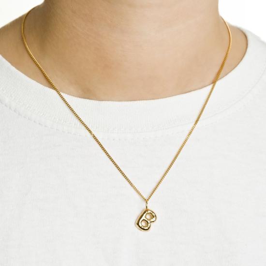  Vibe Harsløf 목걸이/팬던트 Vibe Harslof 풍선 문자 펜던트 18캐럿 골드 도금 스털링 실버 925 - OTHER BRANDS