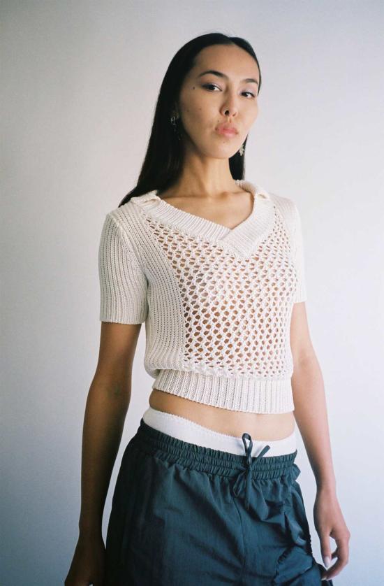  Index Series 반팔 티셔츠 인덱스 시리즈 오픈 니트 폴로 - OTHER BRANDS