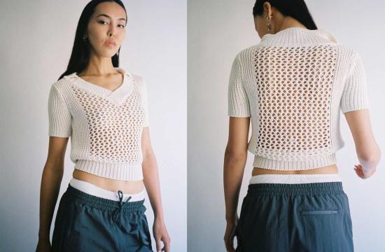  Index Series 반팔 티셔츠 인덱스 시리즈 오픈 니트 폴로 - OTHER BRANDS