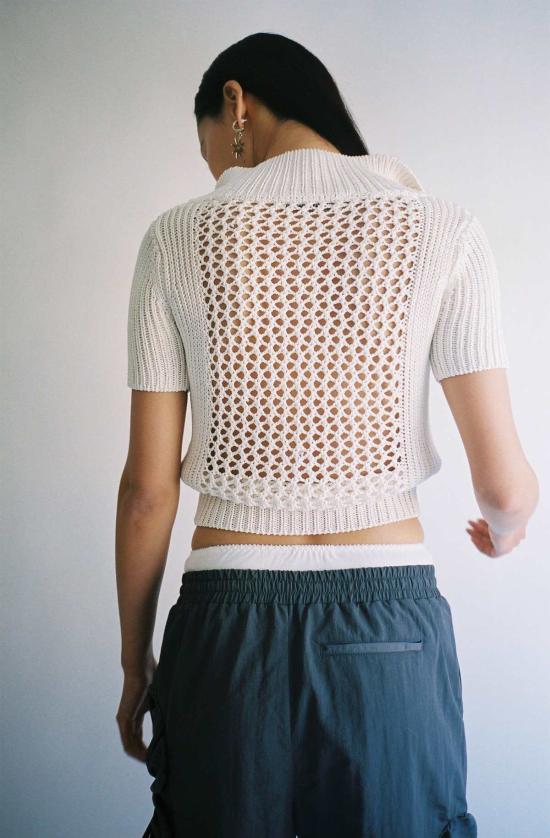  Index Series 반팔 티셔츠 인덱스 시리즈 오픈 니트 폴로 - OTHER BRANDS