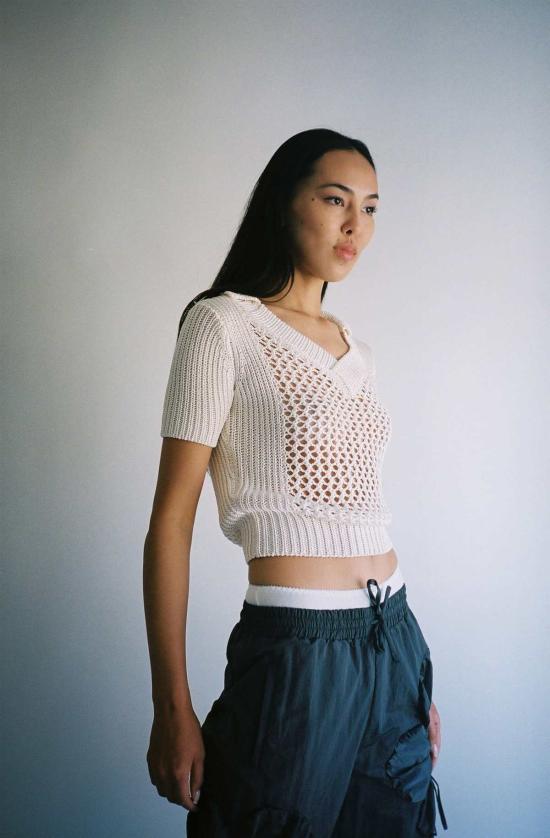  Index Series 반팔 티셔츠 인덱스 시리즈 오픈 니트 폴로