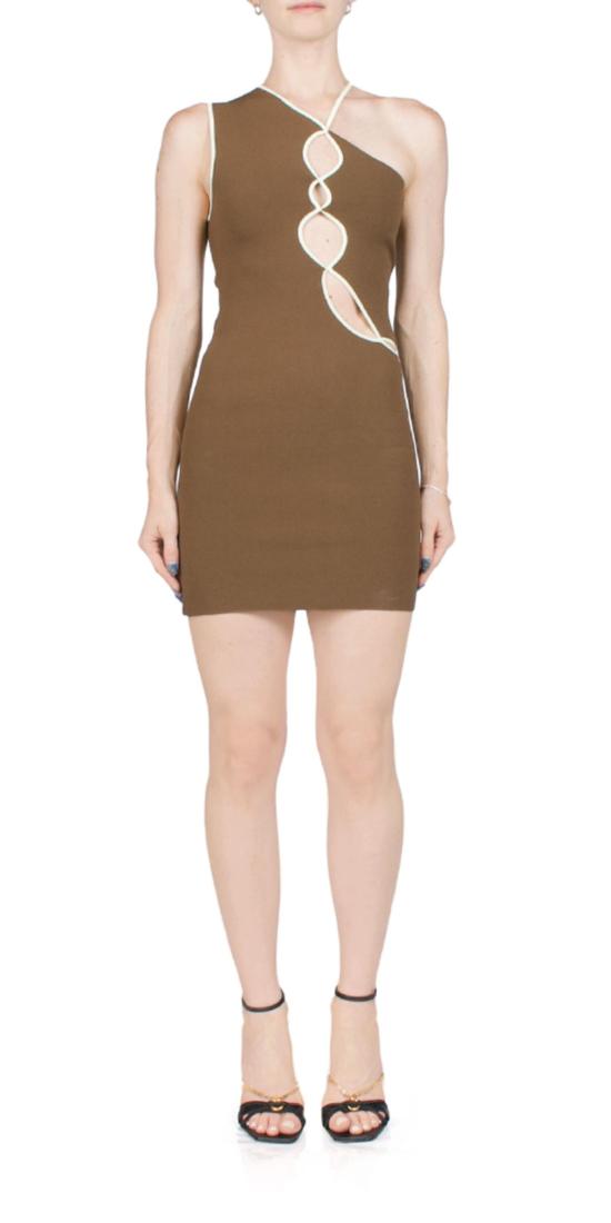  패리스 조지아 숏 원피스 파리 조지아 스퀴글 드레스 캐롭