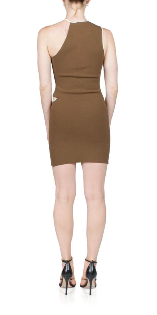  패리스 조지아 숏 원피스 파리 조지아 스퀴글 드레스 캐롭 - PARIS GEORGIA