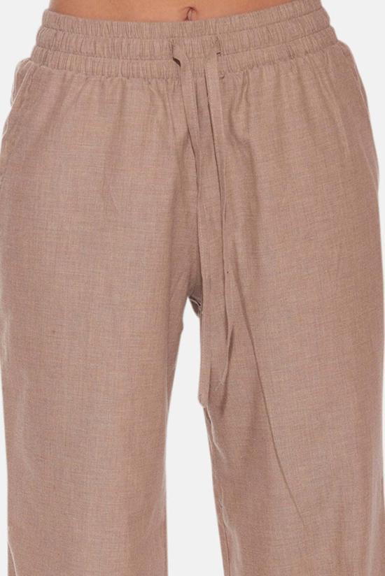  더 타일 클럽 스트레이트 팬츠 타일 클럽 알파인 트윌 팬츠 베이지 - THE TILE CLUB