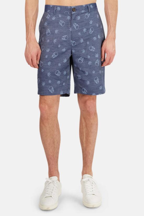  루시앙 팔라피네 숏팬츠 Lucien Pellat Finet 더블 자카드 버뮤다 쇼츠 네이비 모노그램