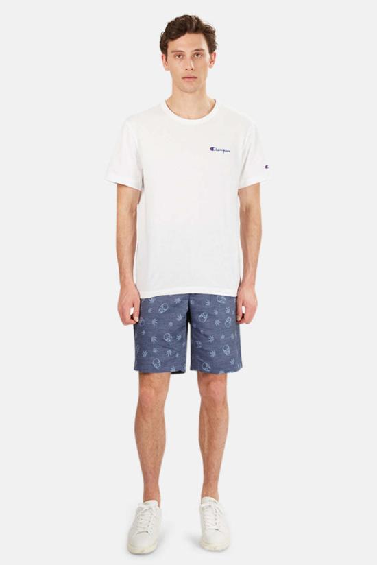  루시앙 팔라피네 숏팬츠 Lucien Pellat Finet 더블 자카드 버뮤다 쇼츠 네이비 모노그램 - LUCIEN PELLAT-FINET