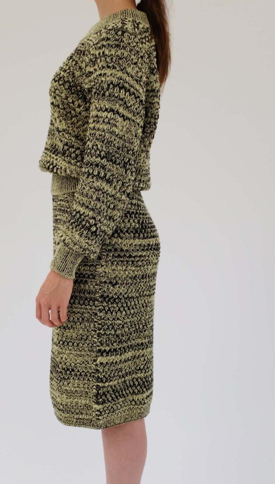  베클리나 숏 스커트 앱토스 스커트 레몬/리코리스 - BEKLINA