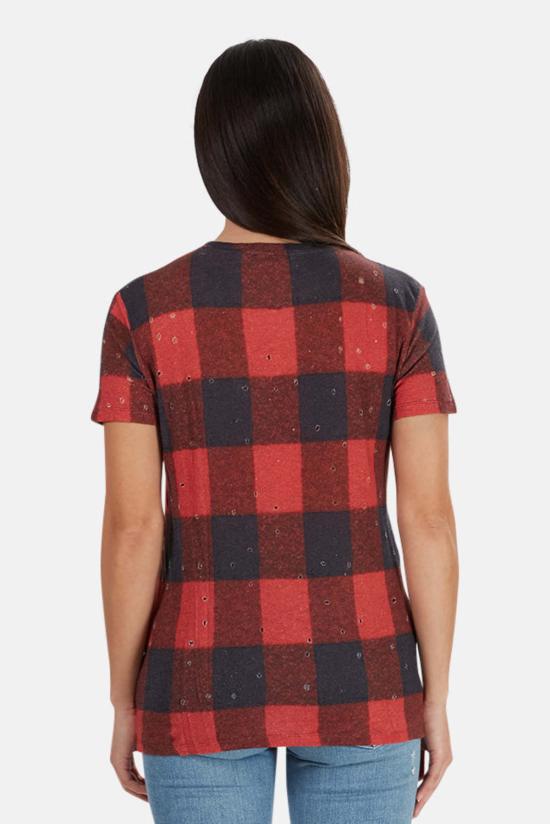  이로 반팔 티셔츠 아 클레이 티 버팔로 체크 - IRO