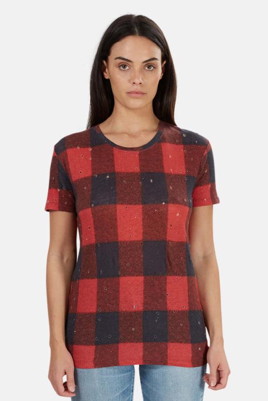  이로 반팔 티셔츠 아 클레이 티 버팔로 체크