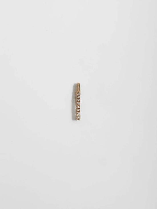  로렌 스튜어트 이어링 미니 다이아몬드 안전핀 귀걸이 - LOREN STEWART