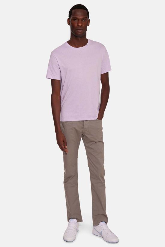  Blue&Cream 반팔 티셔츠 블루&크림 럭스 저지 티셔츠 옅은 보라색 - BLUE&CREAM