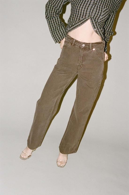  아워레가시 스트레이트 팬츠 우리의 유산 무역 바지 애쉬 - OUR LEGACY