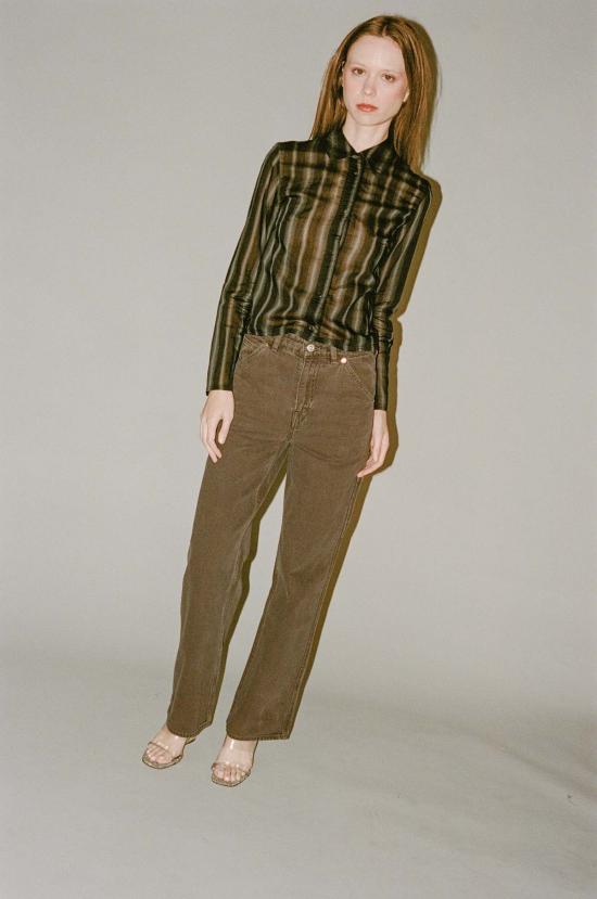  아워레가시 스트레이트 팬츠 우리의 유산 무역 바지 애쉬 - OUR LEGACY