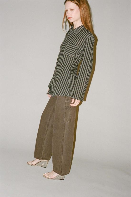  아워레가시 스트레이트 팬츠 우리의 유산 무역 바지 애쉬 - OUR LEGACY