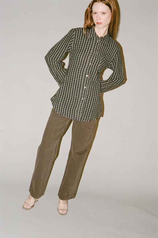  아워레가시 스트레이트 팬츠 우리의 유산 무역 바지 애쉬 - OUR LEGACY