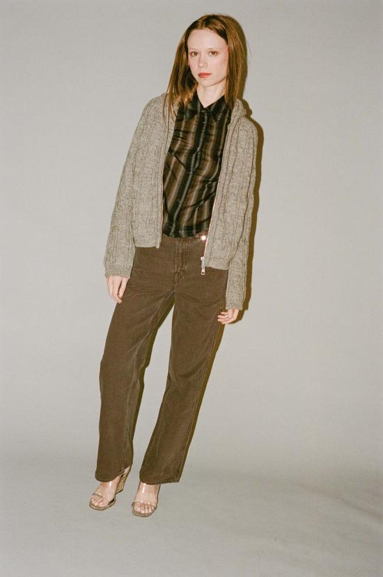  아워레가시 스트레이트 팬츠 우리의 유산 무역 바지 애쉬 - OUR LEGACY